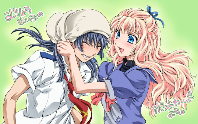 sheryl nome and saotome alto (macross and 1 more) drawn by iyou and mizuno_poppo