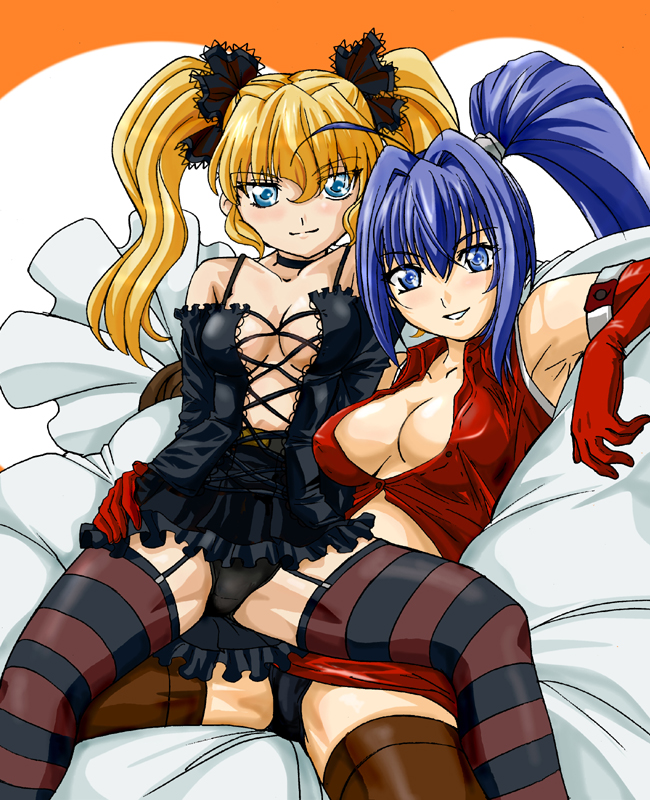 hayase mitsuki and daikuuji ayu (kimi ga nozomu eien) drawn by kosokosomaru_(higashi_taishi)