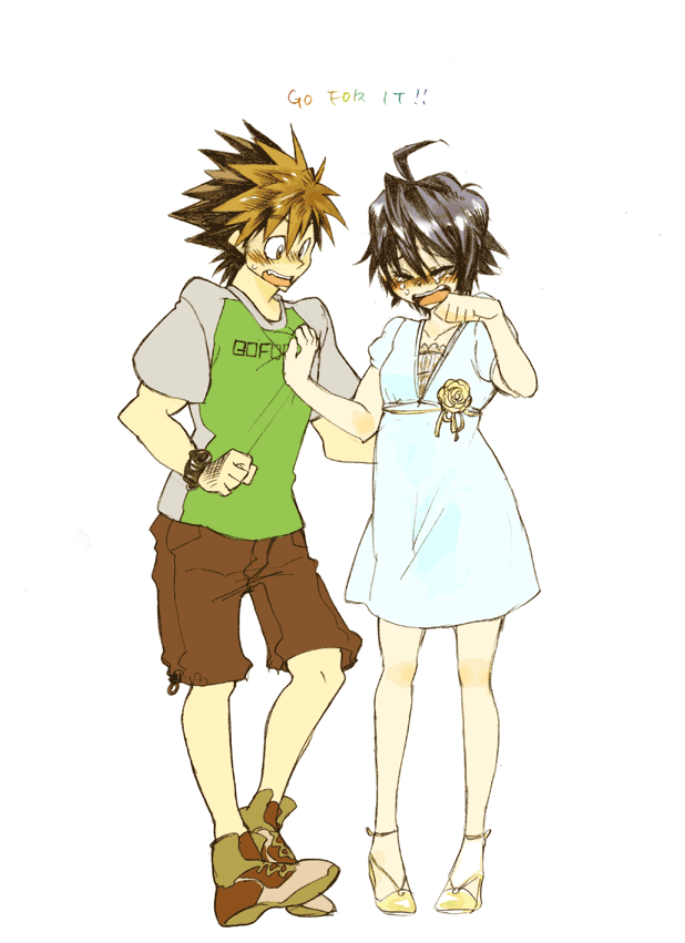 kobayakawa sena and taki suzuna (eyeshield 21) drawn by manako_(nosey)