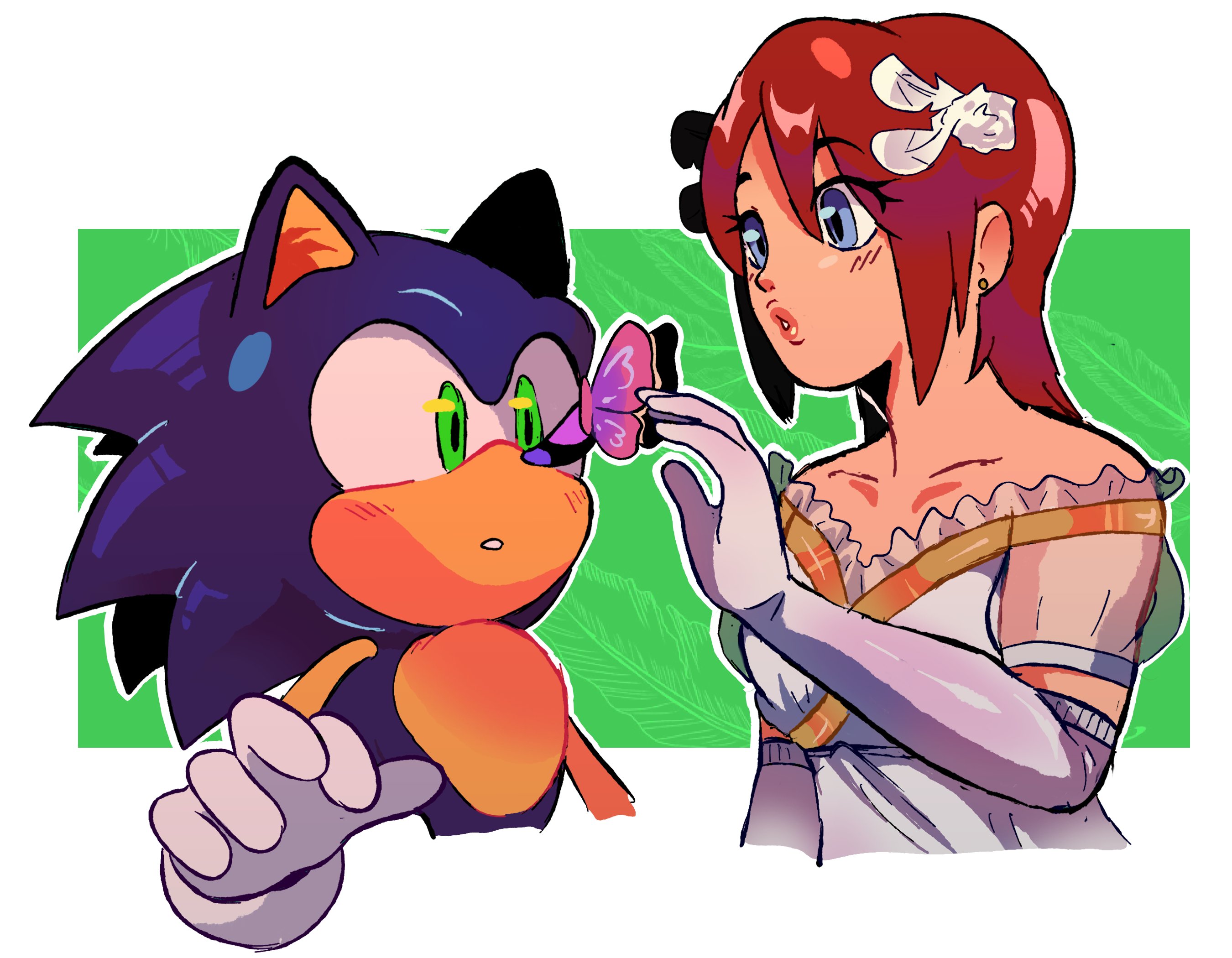 sonic the hedgehog and princess elise the third (sonic and 1 more