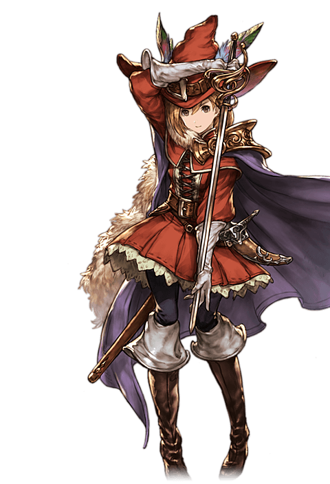 djeeta and arcana dueler (granblue fantasy) drawn by minaba_hideo