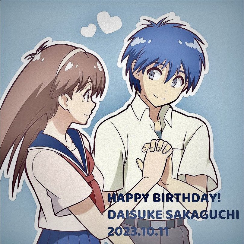 nanase narue, sakaguchi daisuke, and iizuka kazuto (narue no sekai) drawn by yuminari_midori