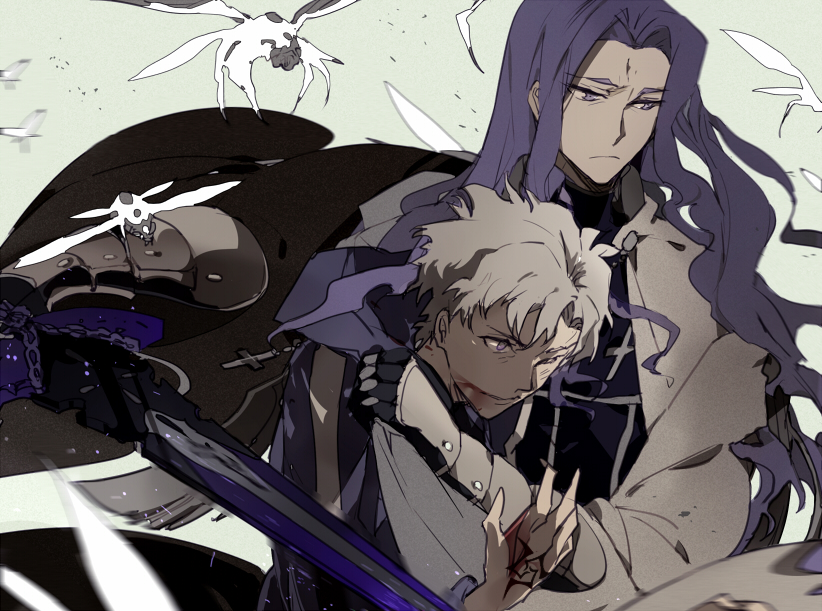 matou kariya and lancelot (fate and 1 more) drawn by suou_(sdurorhr)