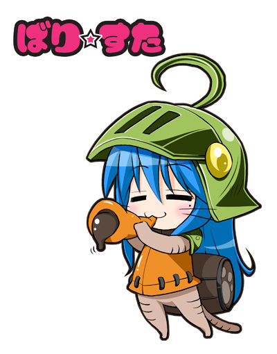 izumi konata (lucky star and 1 more) drawn by misooden