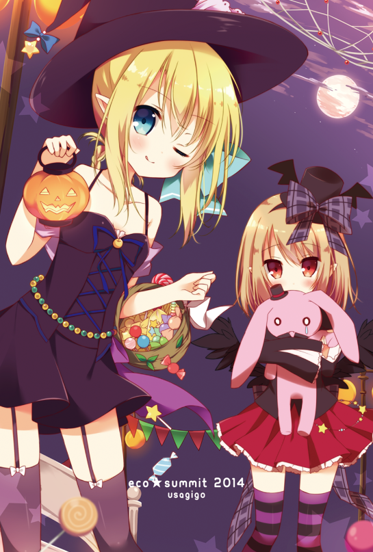 dark feather alma and le fay lore (emil chronicle online) drawn by hoshi_(snacherubi)
