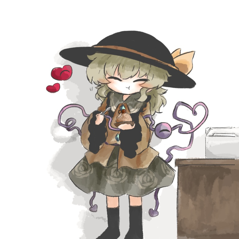 komeiji koishi (touhou and 1 more) drawn by heripantomorrow