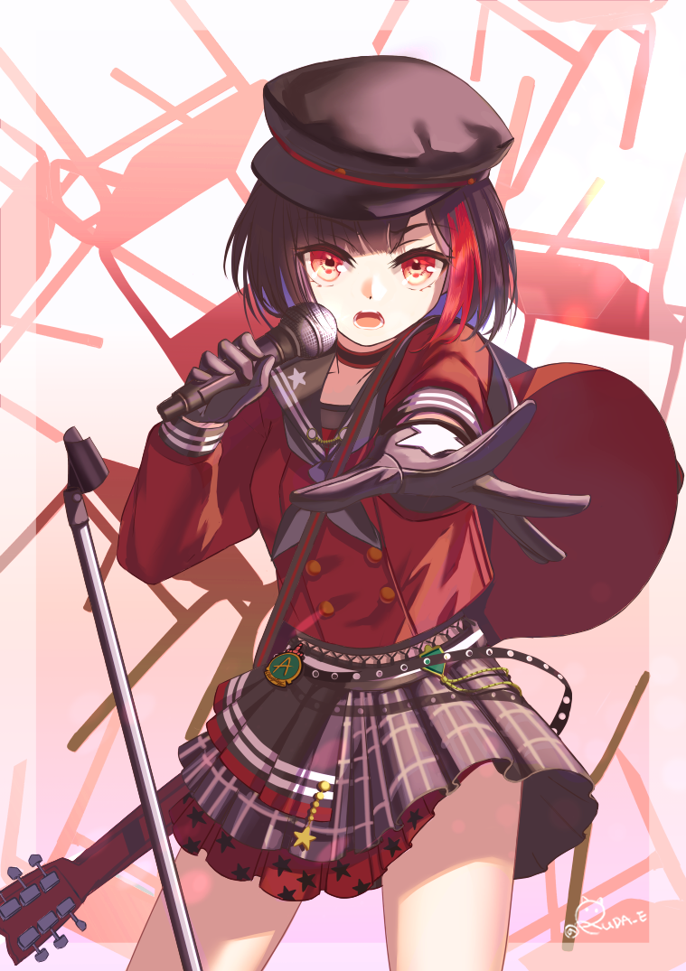 mitake ran (bang dream! and 1 more) drawn by ruda_(ruda_e)