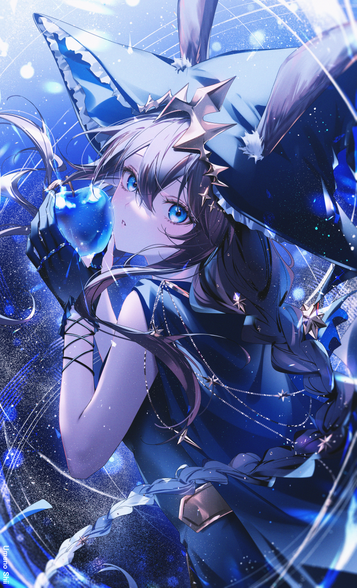 amiya (arknights and 1 more) drawn by umeno_shii