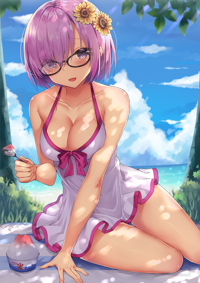 mash kyrielight (fate and 1 more) drawn by rong_yi_tan