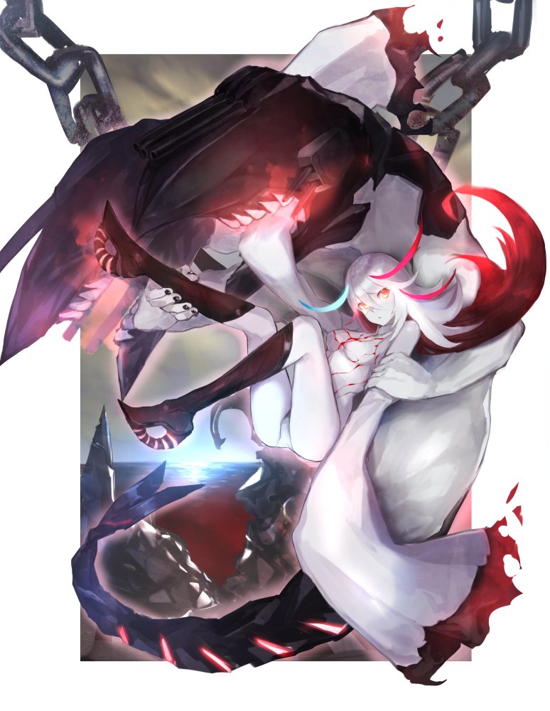 abyssal mediterranean princess (kantai collection) drawn by weasel_(close-to-the-edge)