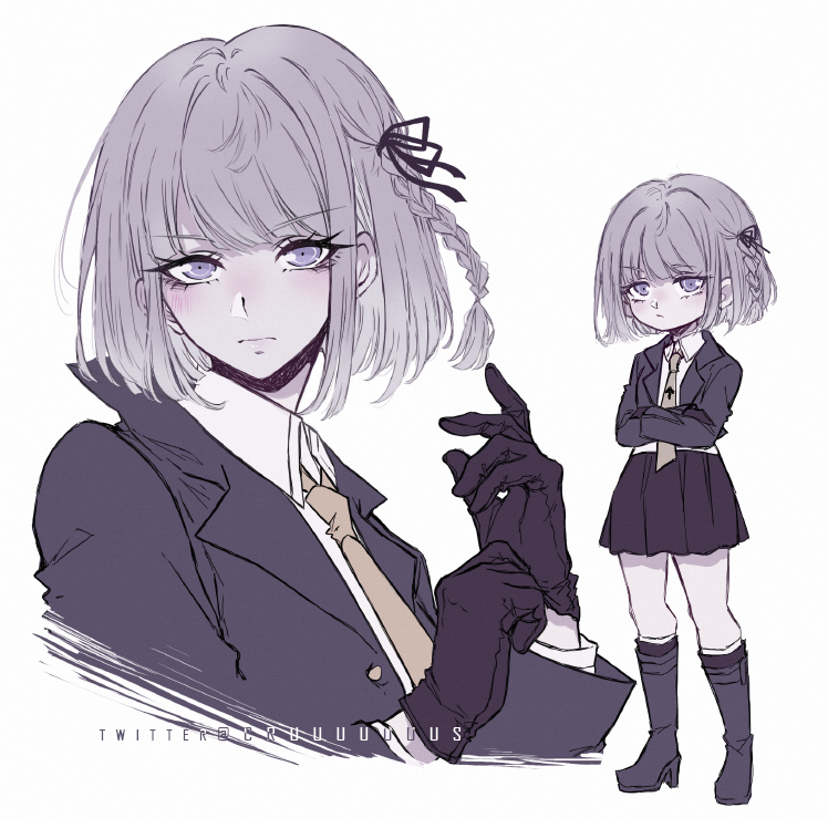 kirigiri kyoko (danganronpa and 1 more) drawn by criis-chan