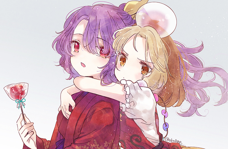 komakusa sannyo and tamatsukuri misumaru (touhou) drawn by biyon