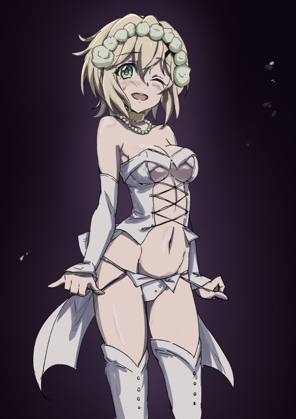 akatsuki kirika (senki zesshou symphogear) drawn by fujikawa_daichi