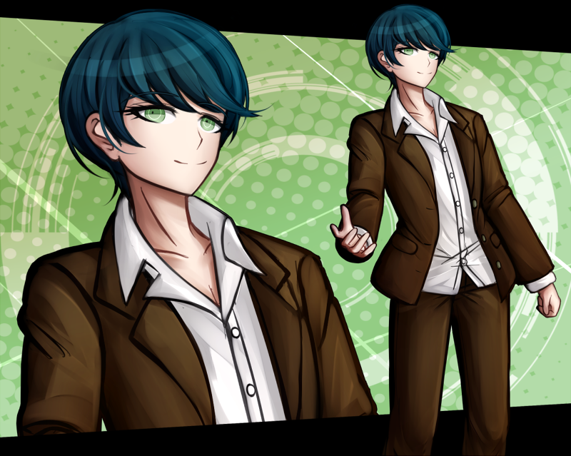 kurosaki tarou (danganronpa and 1 more) drawn by ktokei_(kurokku-tokei)