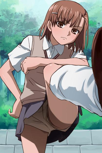 misaka mikoto (toaru majutsu no index and 1 more) drawn by haruyama_kazunori