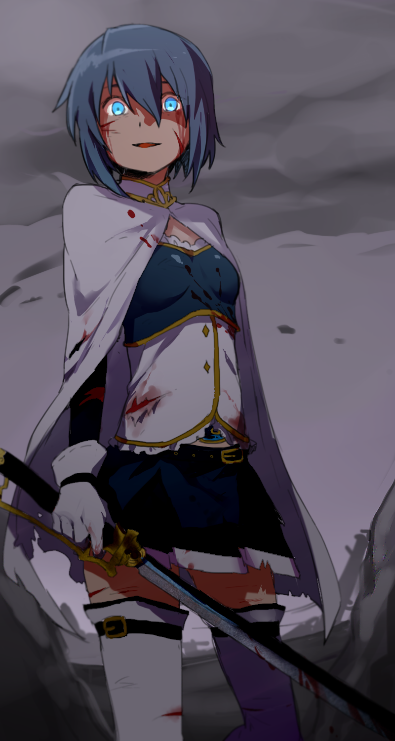 miki sayaka (mahou shoujo madoka magica) drawn by yoplait