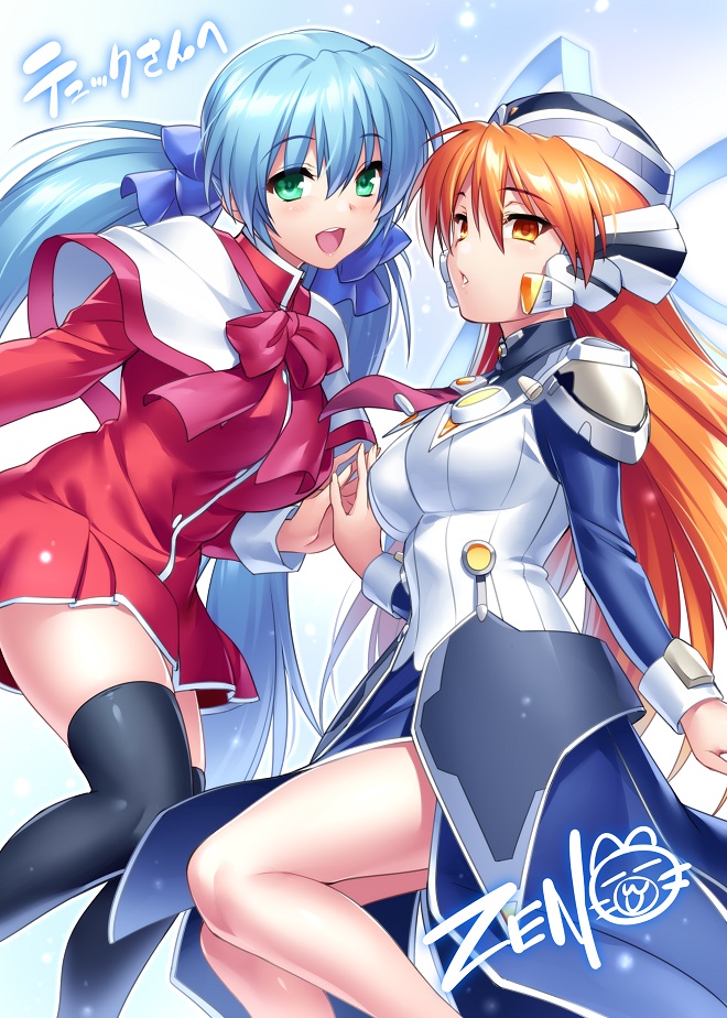 minase nayuki, hoshino yumemi, and serio (kanon and 2 more) drawn by zen_(kamuro)