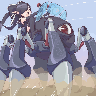 backbeako and backbeard (original and 1 more) drawn by furi
