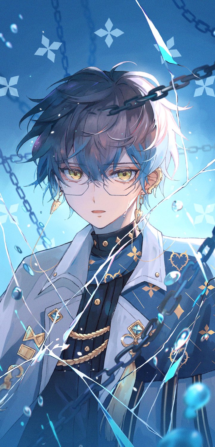 ike eveland (nijisanji and 1 more) drawn by shenlan_echo