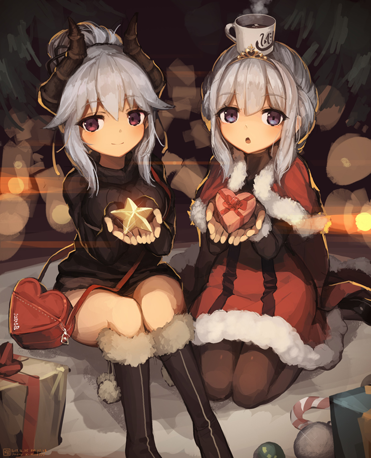 dioreta and asta (original) drawn by asicah