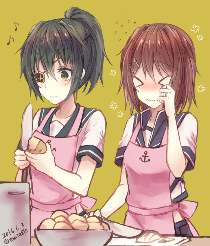 kiso, furutaka, kiso kai ni, and furutaka kai ni (kantai collection) drawn by kabocha_torute