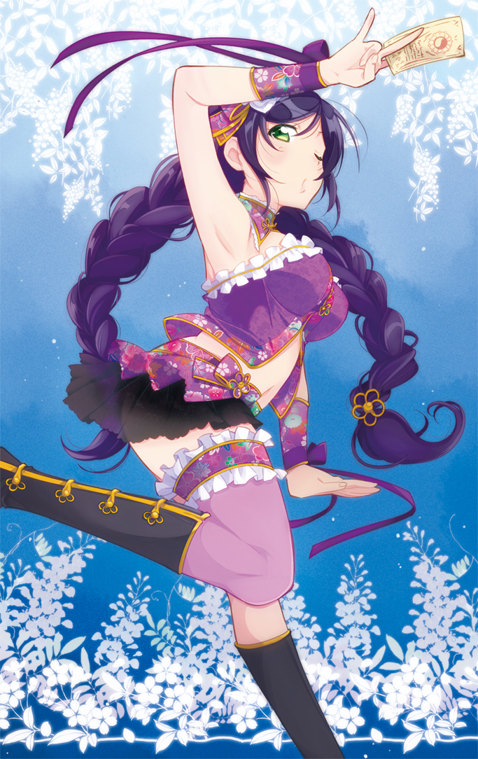 tojo nozomi (love live! and 1 more) drawn by tanaka_kii