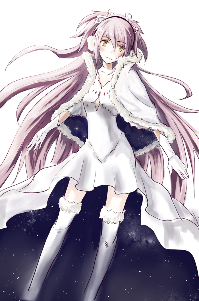 kaname madoka and ultimate madoka (mahou shoujo madoka magica) drawn by die_(die0118)