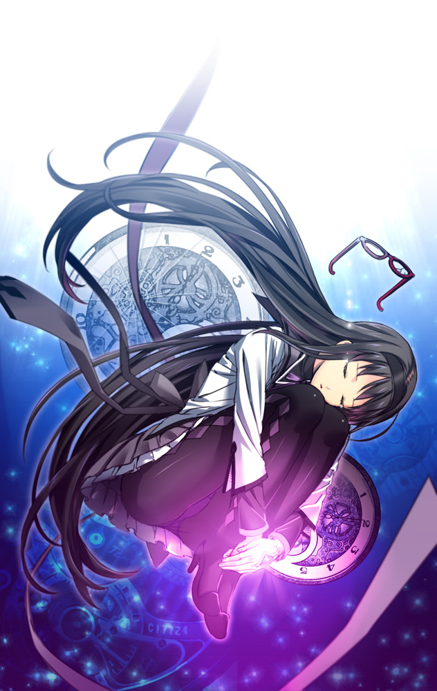 akemi homura (mahou shoujo madoka magica) drawn by fujimon