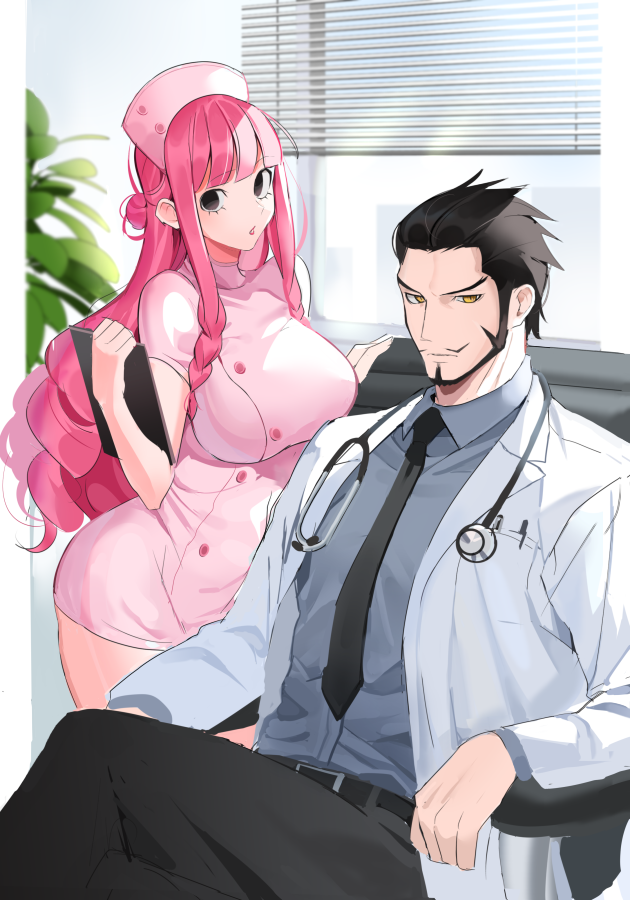 perona and dracule mihawk (one piece) drawn by joman