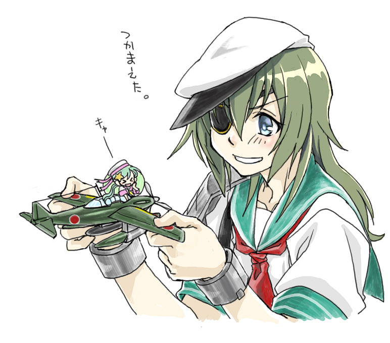 kiso, fairy, and seiran (kantai collection) drawn by kai_(akamekogeme)