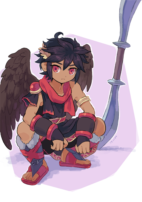 dark pit (super smash bros. and 2 more) drawn by nopepe