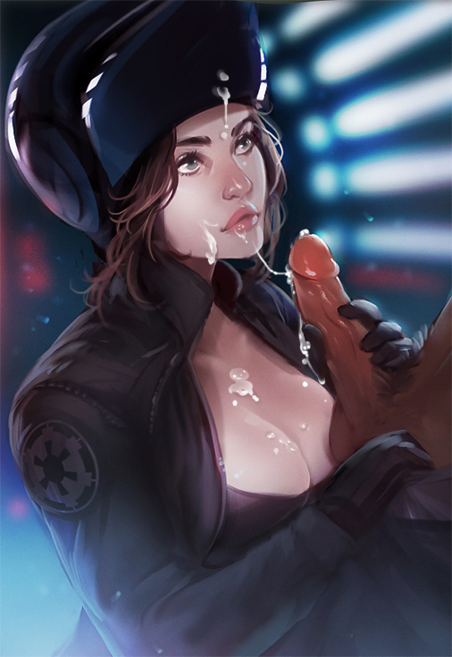 jyn erso and cassian andor (star wars and 1 more) drawn by raunchy_ninja