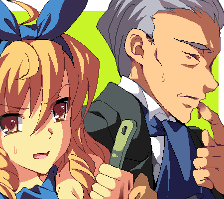 jane maxwell and magdalen harts (wild arms and 1 more) drawn by enoo