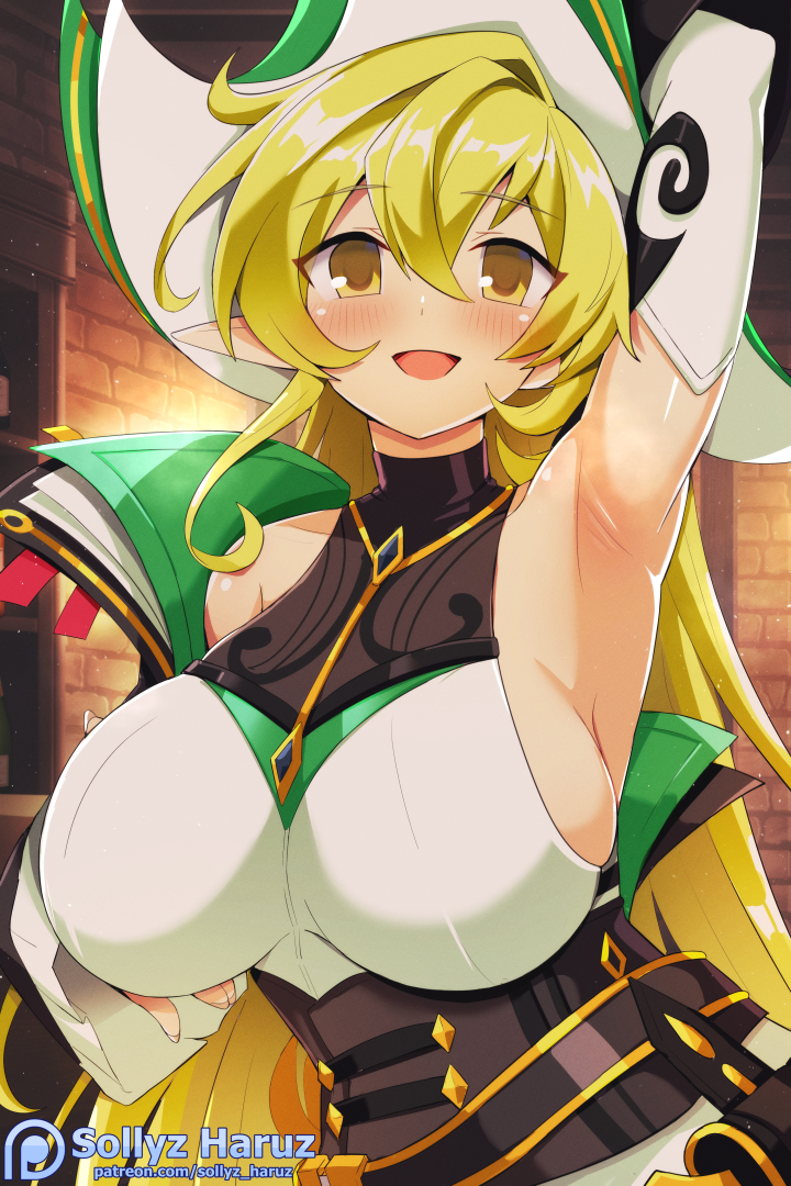 rena erindel and prophetess (elsword) drawn by sollyz