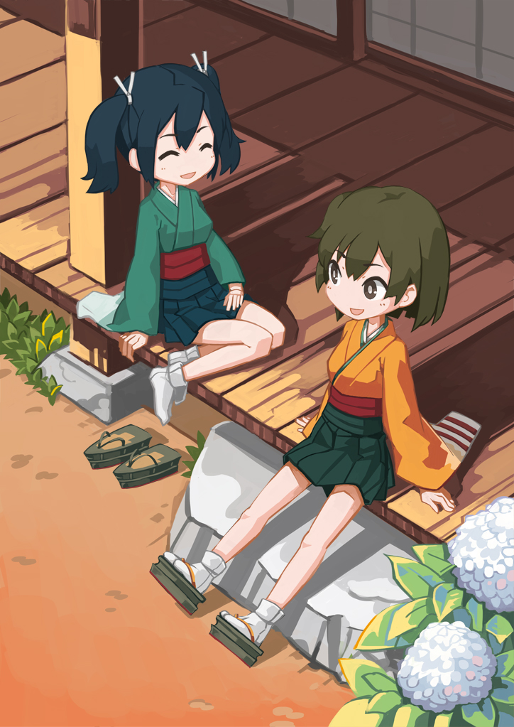souryuu and hiryuu (kantai collection) drawn by nagi_itsuki