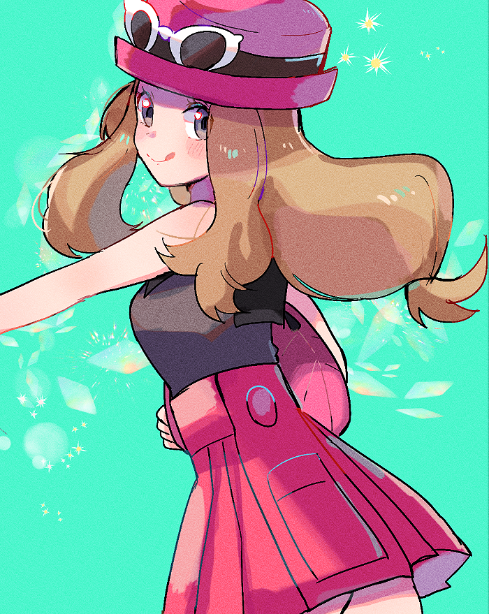 serena (pokemon and 1 more) drawn by ririmon