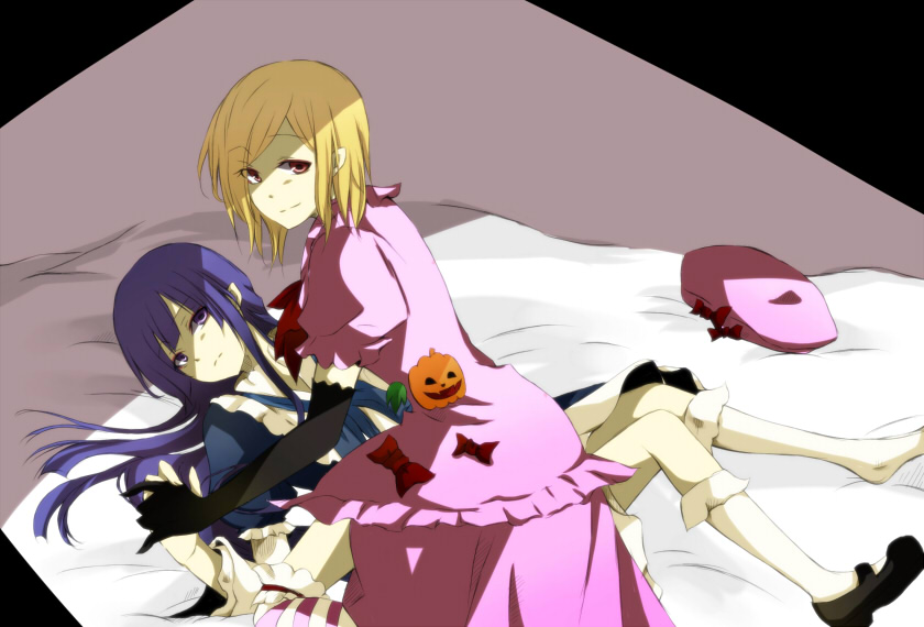 frederica bernkastel and lambdadelta (umineko no naku koro ni) drawn by toudou_(dolce)