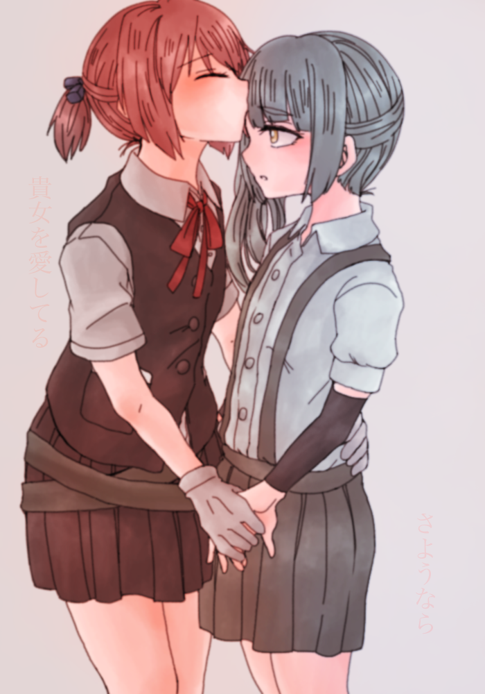 shiranui and kasumi (kantai collection) drawn by nekura_kuroraro
