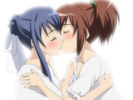 aoi nagisa and suzumi tamao (strawberry panic!) drawn by sanshita