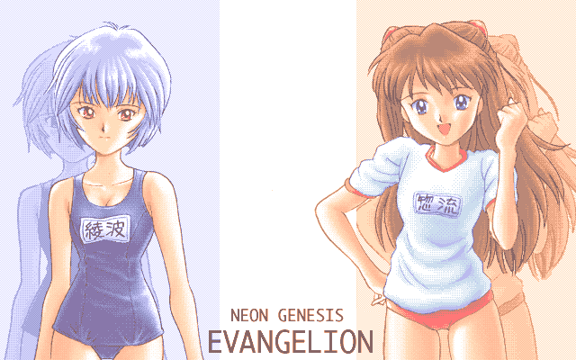 souryuu asuka langley and ayanami rei (neon genesis evangelion) drawn by goto_p