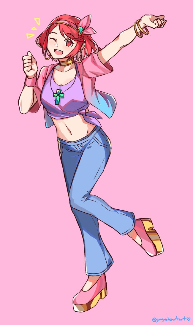 pyra (xenoblade chronicles and 1 more) drawn by graysheartart