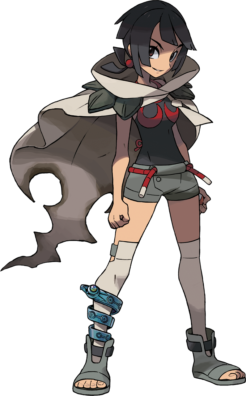 zinnia (pokemon and 1 more) drawn by oomura_yuusuke