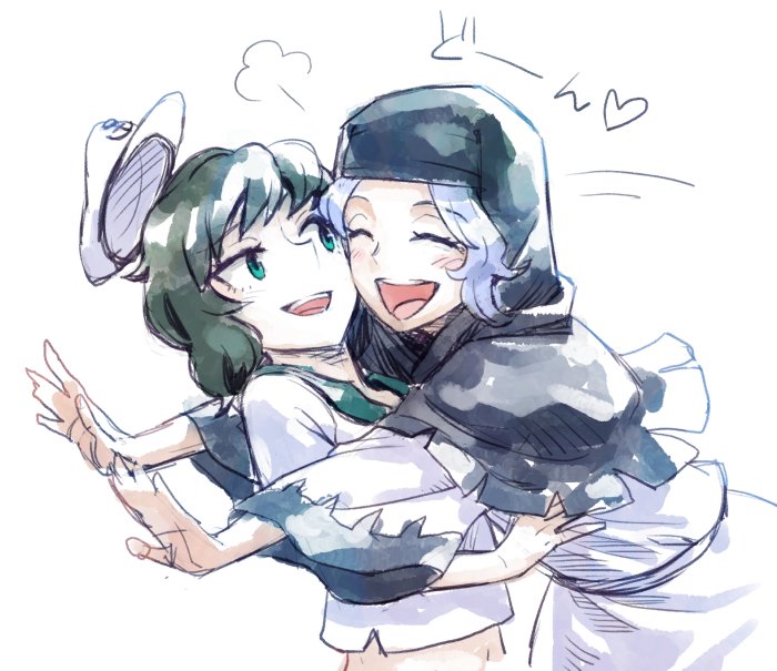 murasa minamitsu and kumoi ichirin (touhou) drawn by meimaru_inuchiyo