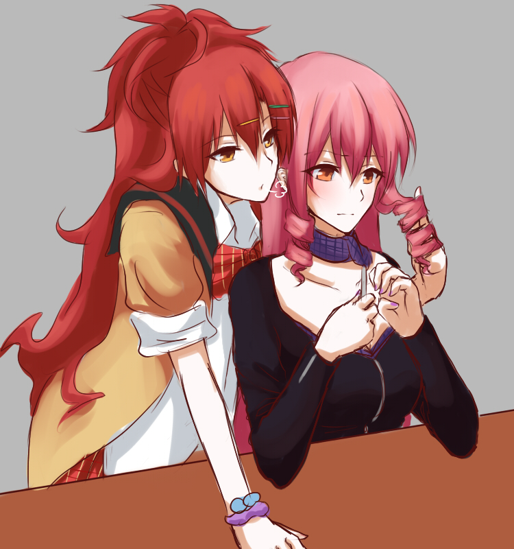 inukai isuke and sagae haruki (akuma no riddle) drawn by nyasa