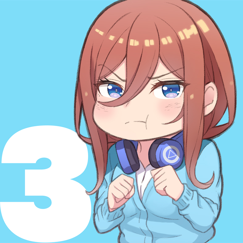 nakano miku (go-toubun no hanayome) drawn by konishiki_(52siki)
