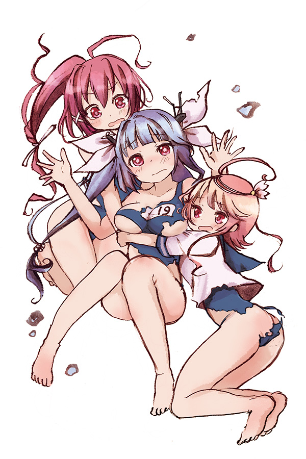 i-19, i-58, and i-168 (kantai collection) drawn by shinryou_rei