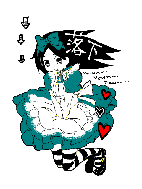 alice (alice's adventures in wonderland) drawn by higashi_(azm)