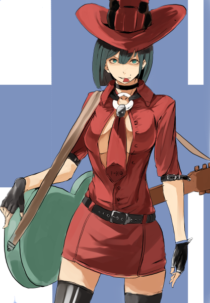 i-no (guilty gear) drawn by kureta_(nikogori)