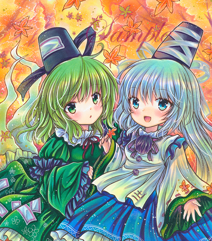 mononobe no futo and soga no tojiko (touhou) drawn by rui_(sugar3)