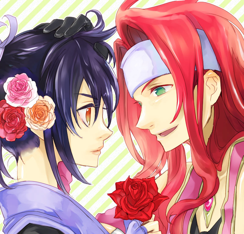 fujibayashi sheena and zelos wilder (tales of and 1 more) drawn by mooche